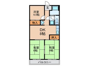 愛和マンションの物件間取画像